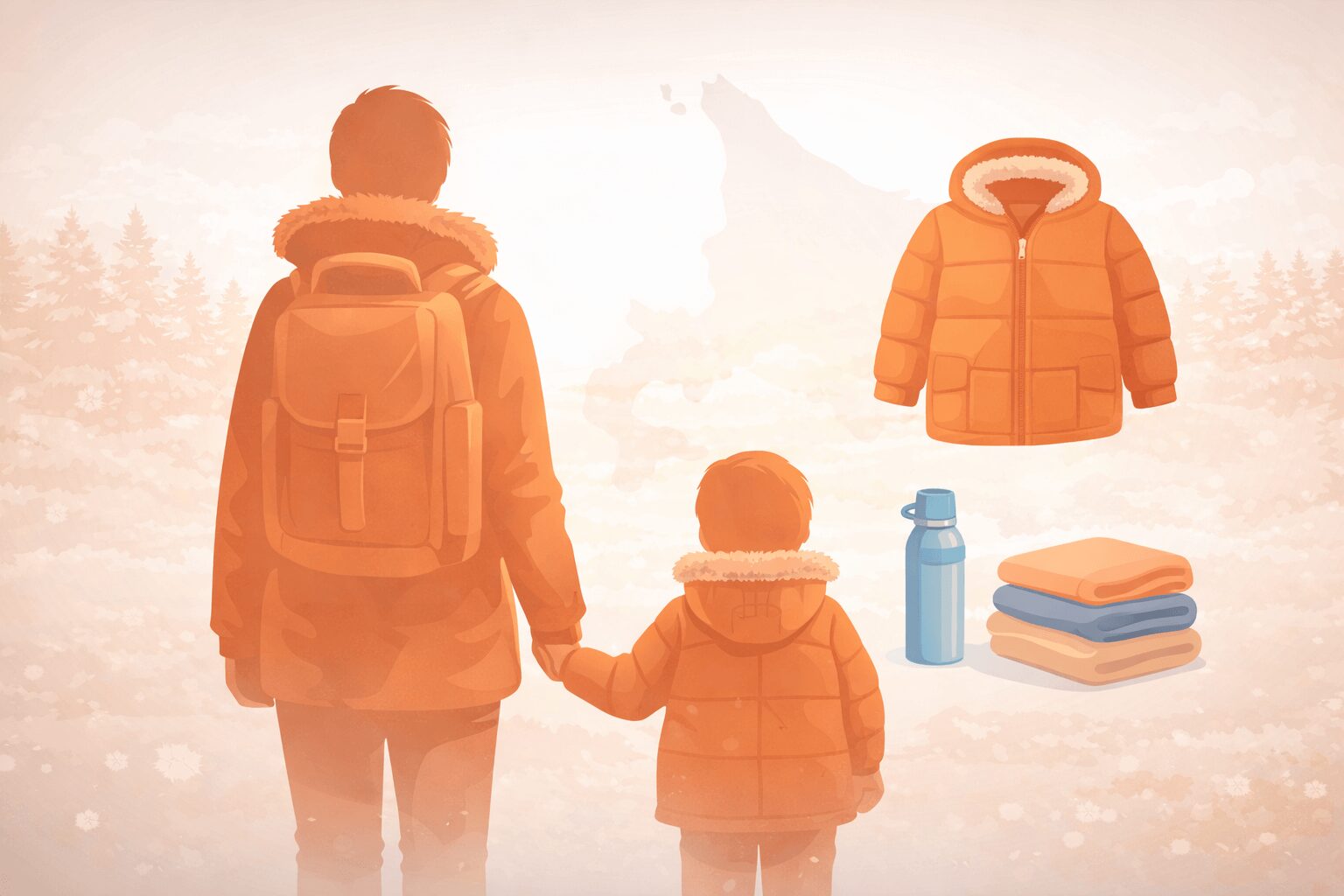 北海道旅行の持ち物を子連れで準備する際の考え方