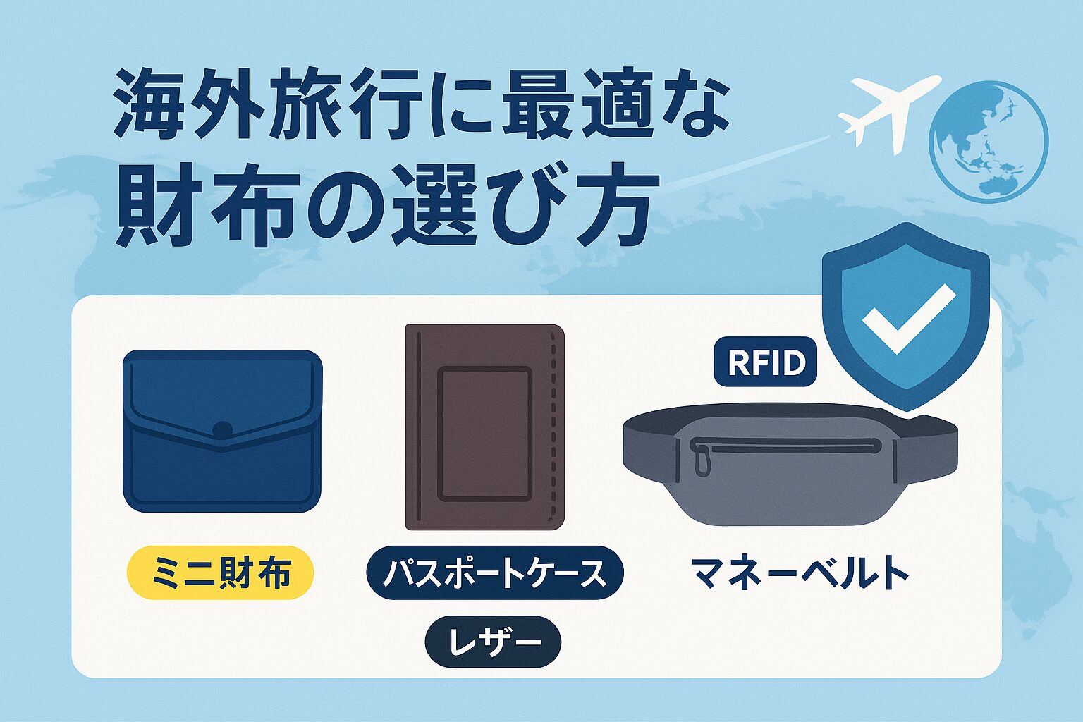 海外旅行に最適な財布の選び方