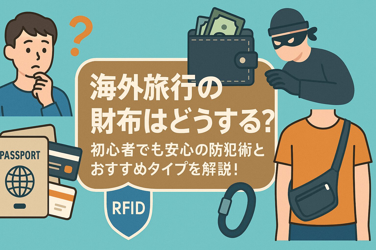 海外旅行の財布はどうする？初心者でも安心の防犯術とおすすめタイプを解説！