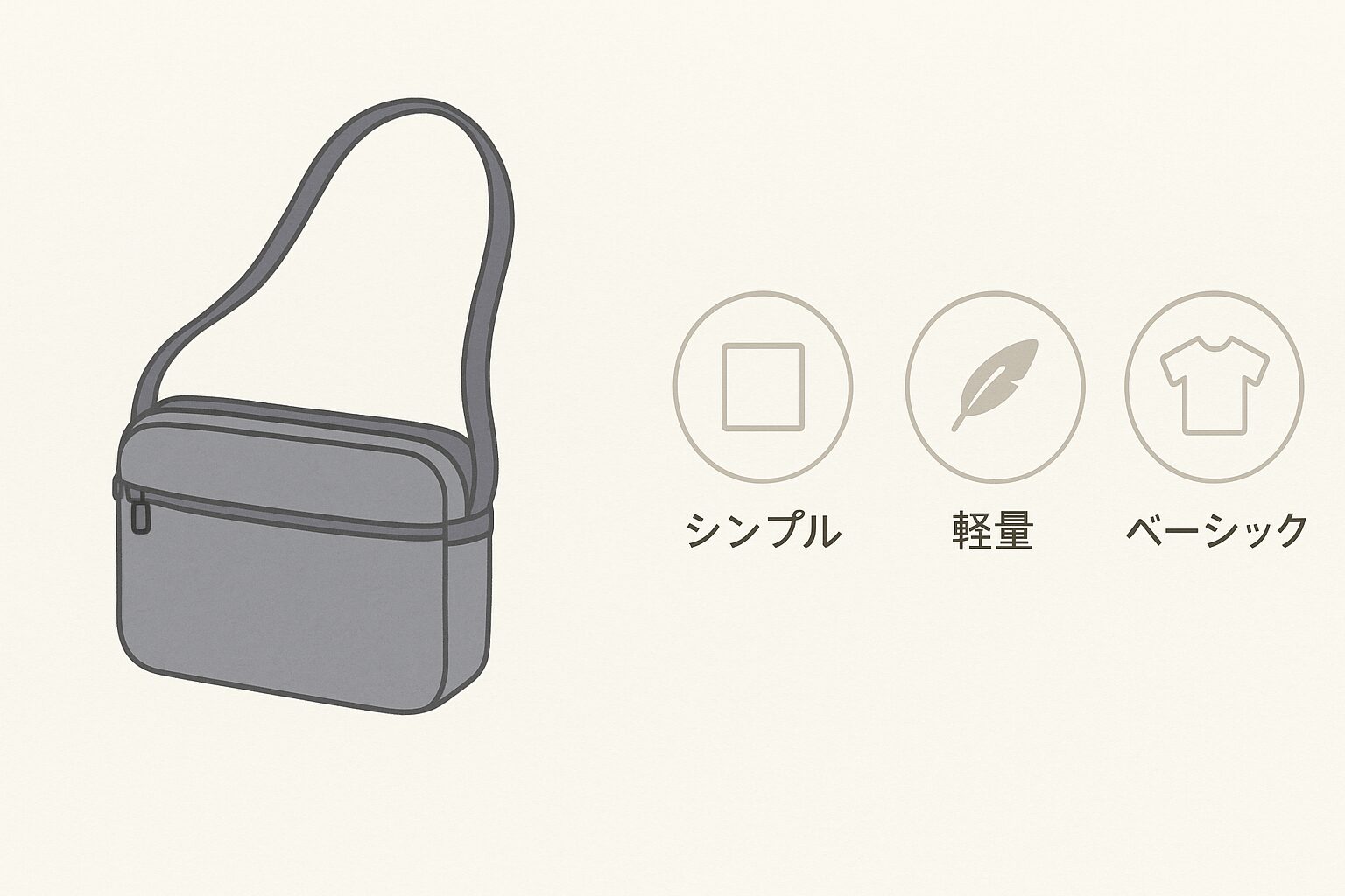 海外旅行用ショルダーバッグに無印は選択肢になる？